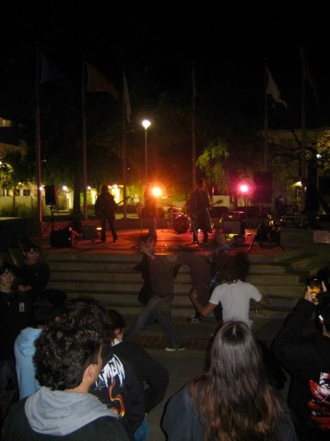 Band & Crowd for Girls Just Wanna Have Punk show